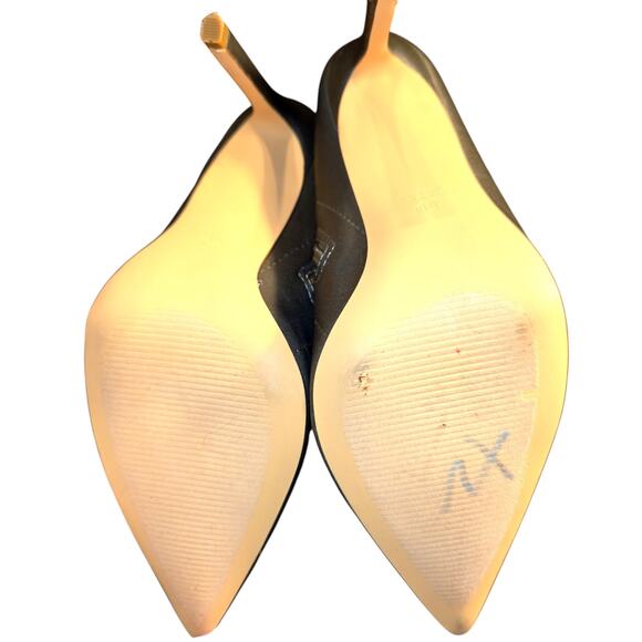 Women's 10 Green Thigh High Over Knee Boots 4 1/2 Inch Stiletto Heel Shoes - Picture 6 of 8